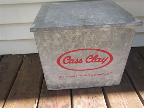 old porch metal milk delivery box decorated|milk box for porch.